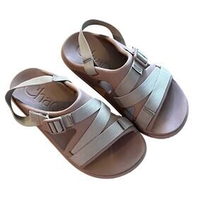 Chaco Women’s Size 6 Taupe Beige Adjustable Strap Sandals Comfort Hiking Travel